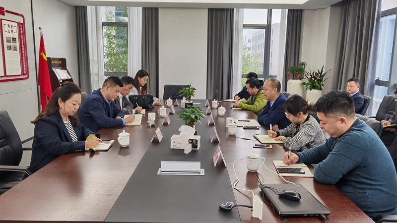 華統(tǒng)集團執(zhí)行董事朱儉軍到浙江農合考察交流